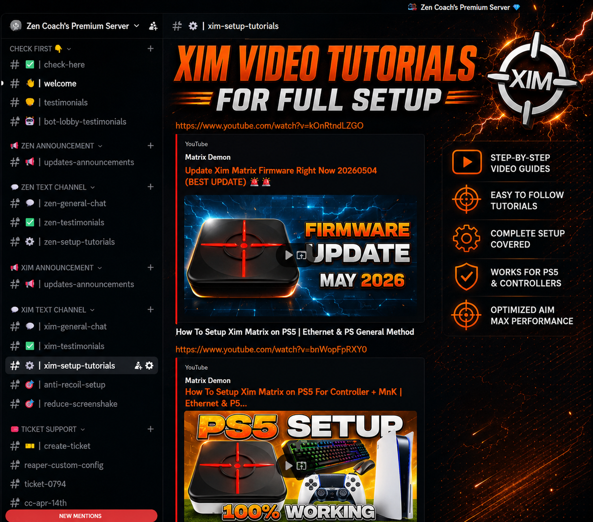XIM Matrix Regular VIP Lifetime