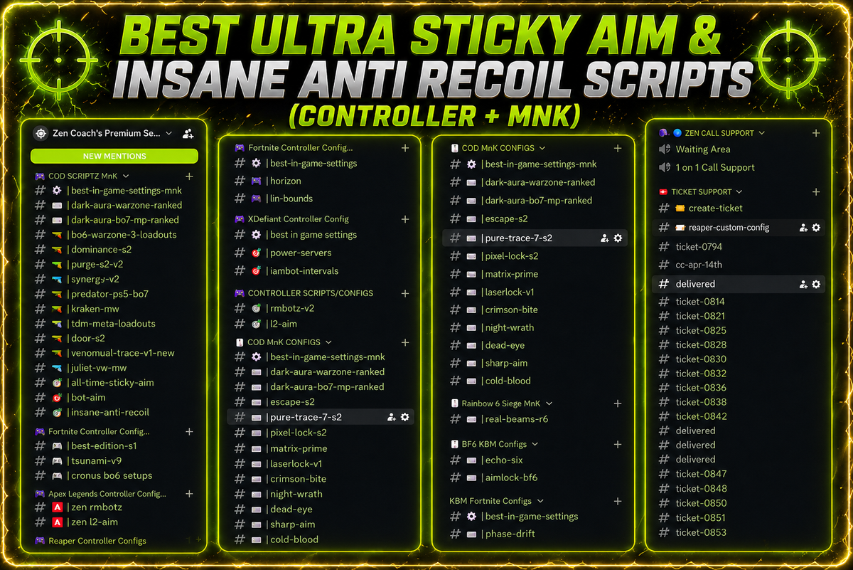 XIM Matrix Custom Config + 1-on-1 Support (Most VIP Tier)